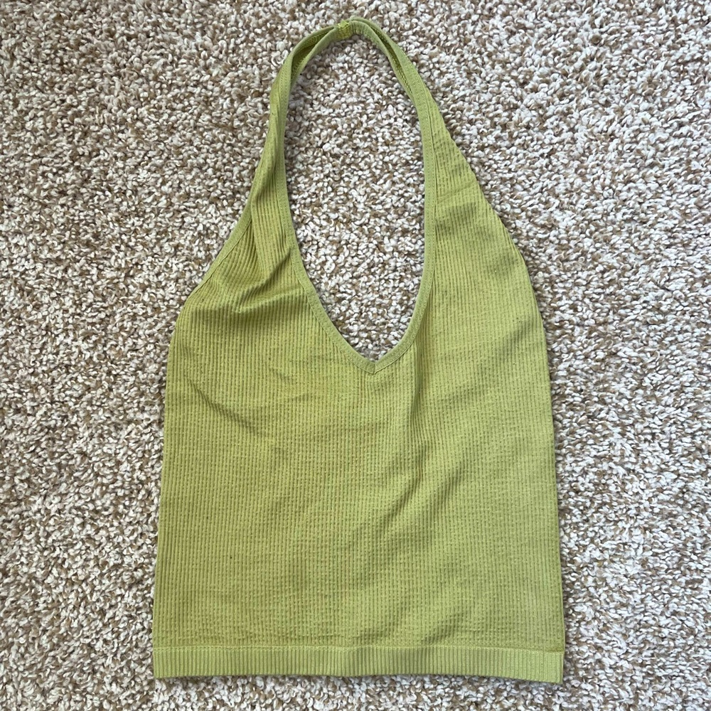Out From Under Jackie Seamless Ribbed Halter Bra Top
